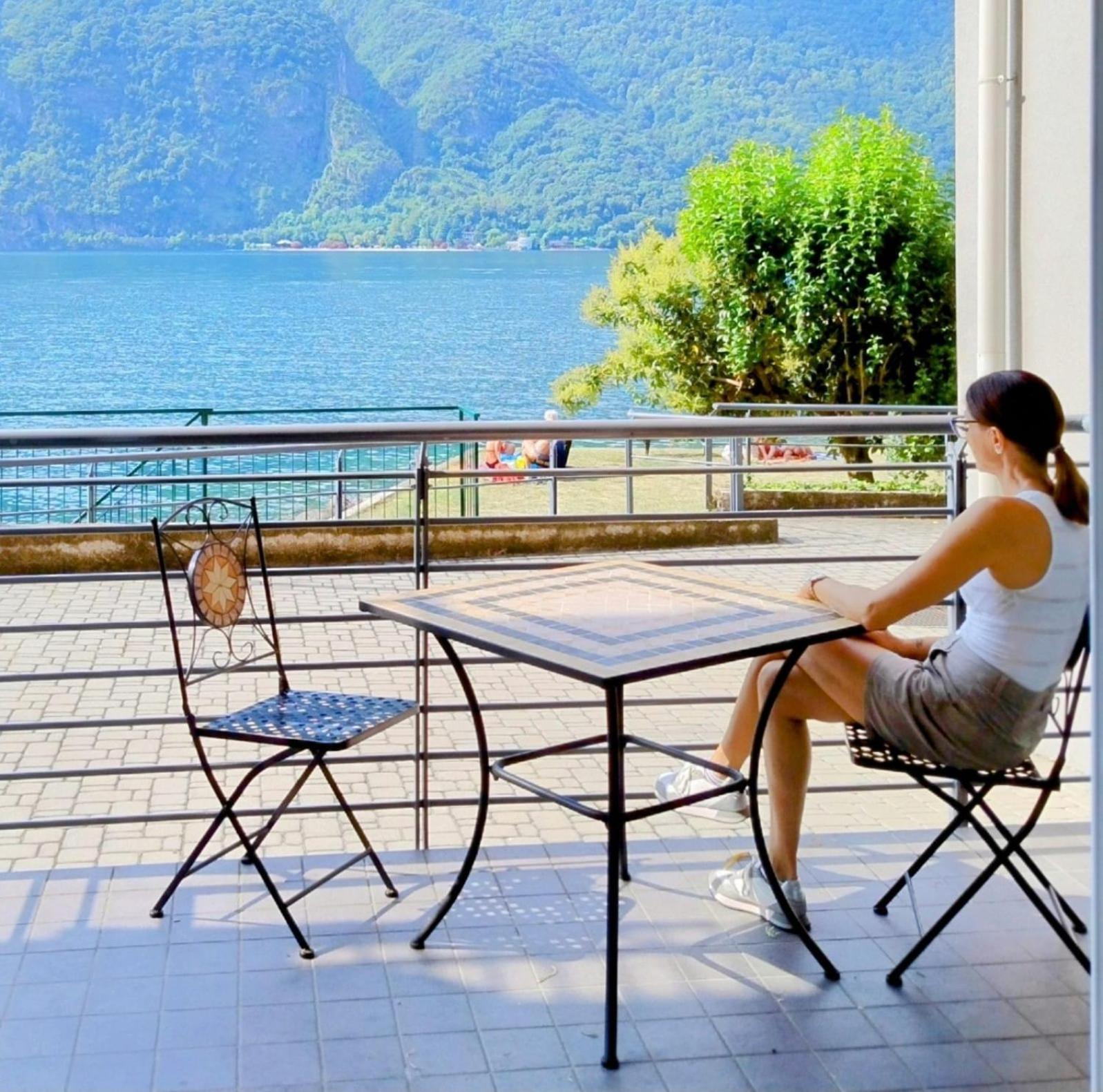 Lake Como Casa La Rosa Abbadia Lariana Zewnętrze zdjęcie